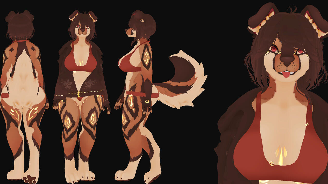 [PUBLIC] Chestnut - Fem Canine Winterpaw